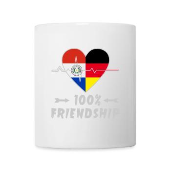L'amitié entre le Paraguay et l'Allemagne est - Mug blanc - blanc - Devant