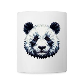 Polygonal Panda - Mug blanc - blanc - Devant