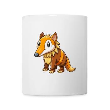 fourmilier mignon personnage de dessin animé Kawaii Clipart - Mug blanc - blanc - Devant