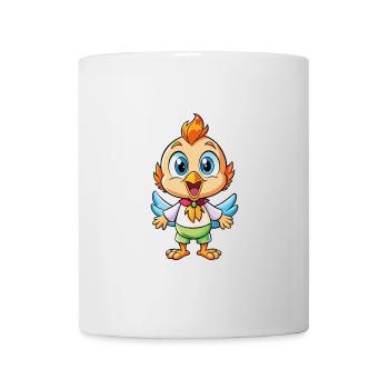 Skylark Mignon Personnage De Dessin Animé Kawaii Clipart - Mug blanc - blanc - Devant