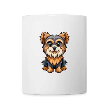 Affenpinscher Dog Cute Cartoon Character Kawaii - Mug - white - Front
