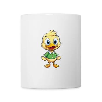 Duck Cute Cartoon Character Kawaii Clipart - Mug - white - Front