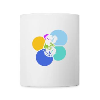 Veganerin Pflanzlich Tierschutz - Tasse - Weiß - Vorne