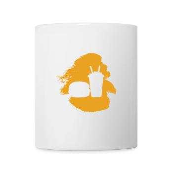 Snack, fast-food, délicieux - Mug blanc - blanc - Devant