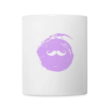 Schnurrbart Hipster Bart - Tasse - Weiß - Vorne