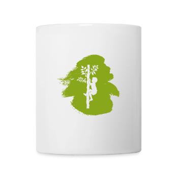 Climbing Monkey Climbing - Mug - white - Front