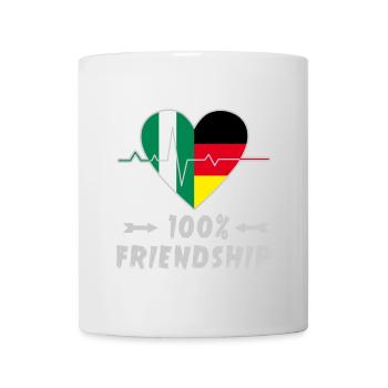 L'amitié entre le Nigeria et l'Allemagne est à - Mug blanc - blanc - Devant