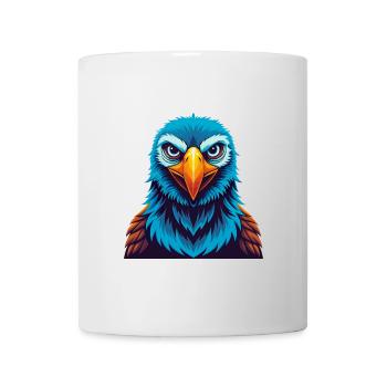 Albatross Colorful Kawaii Cartoon Character Pet - Mug - white - Front