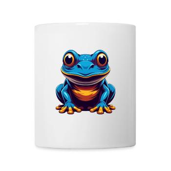 Frog Colorful Kawaii Cartoon Character Clipart - Mug - white - Front