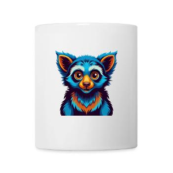 Aye Aye Bunte Kawaii Cartoon Figur Clipart - Tasse - Weiß - Vorne