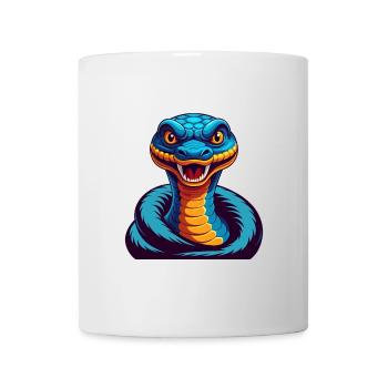 Anaconda Colorful Kawaii Cartoon Character Clipart - Mug - white - Front