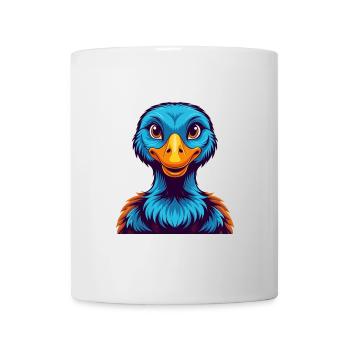 Goose Colorful Kawaii Cartoon Character Clipart - Mug - white - Front