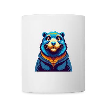 Gopher Bunte Kawaii Cartoon Figur Clipart - Tasse - Weiß - Vorne
