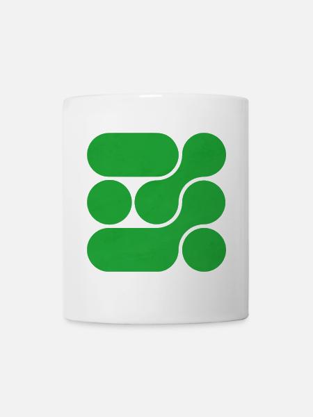 OCHOOO - GRÜN - Tasse - Weiß