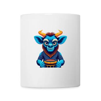 Bongo Bunte Kawaii Cartoon Figur Clipart - Tasse - Weiß - Vorne