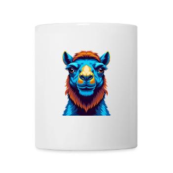 Camel Colorful Kawaii Cartoon Character Clipart - Mug - white - Front
