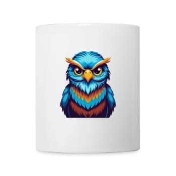 Bird Colorful Kawaii Cartoon Character Clipart - Mug - white - Front