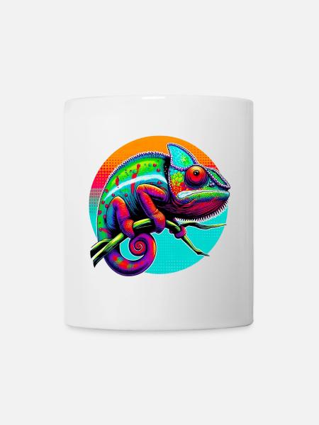 Chameleon - Mug - white