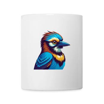 Jay Bird Bunte Kawaii Cartoon Figur Clipart - Tasse - Weiß - Vorne