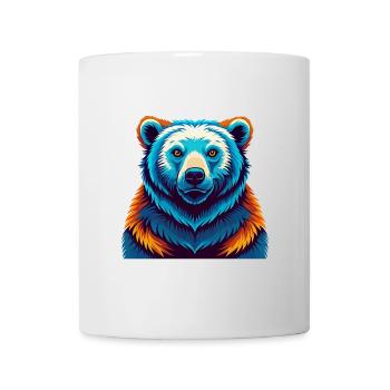 Polar Bear Colorful Kawaii Cartoon Character Pet - Mug - white - Front