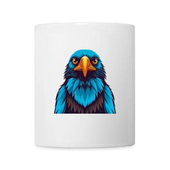 Rabe Bunte Kawaii Cartoon Figur Clipart - Tasse - Weiß - Vorne