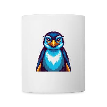 Pinguin Bunte Kawaii Cartoon Figur Clipart - Tasse - Weiß - Vorne