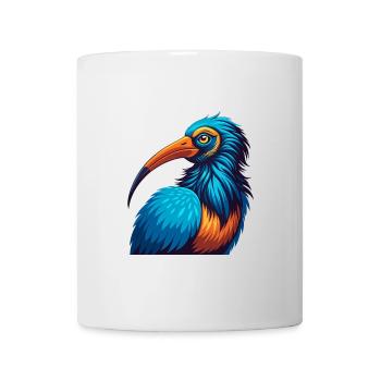 Ibis Colorful Kawaii Cartoon Character Clipart - Mug - white - Front
