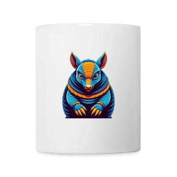 Armadillo Colorful Kawaii Cartoon Character Pet - Mug - white - Front