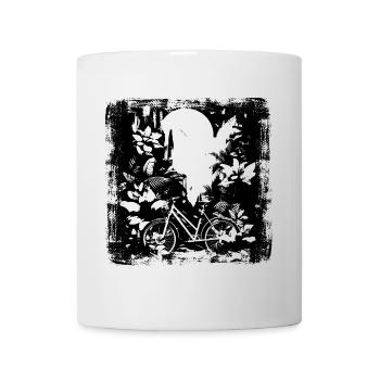 Mountain Biking Sketch - Mug - white - Front
