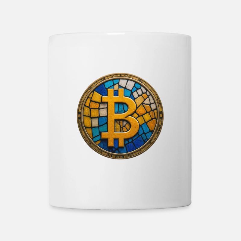 Bitcoin Mosaic - Mug - white