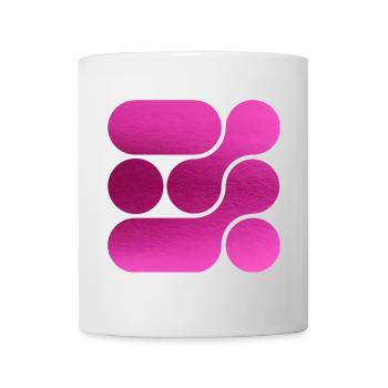 OCHOOO - ROSA - Tasse - Weiß - Vorne