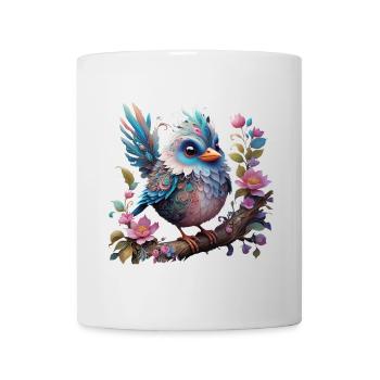 Majestätischer Fantasievogel - Tasse - Weiß - Vorne