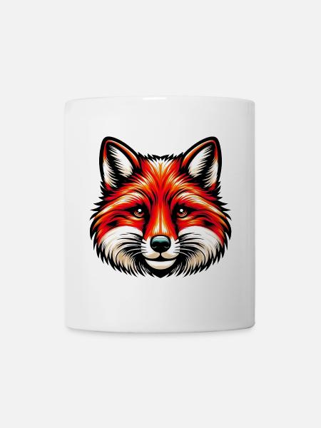 Fuchs - Tasse - Weiß