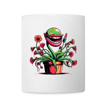 Plante carnivore - Mug blanc - blanc - Devant
