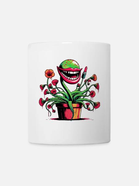 Plante carnivore - Mug blanc - blanc