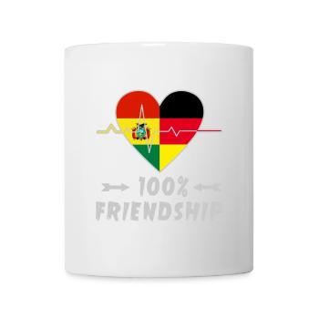 La Bolivie et l'Allemagne : amitié à 100 % - Mug blanc - blanc - Devant