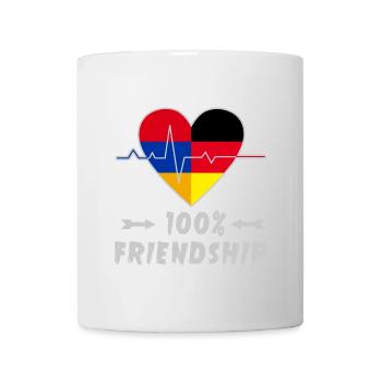 L'Arménie et l'Allemagne : amitié à 100 % - Mug blanc - blanc - Devant