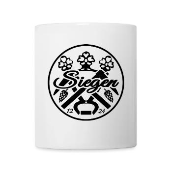 Siegen im Siegerland, 800 Jahre, regionale Motive - Tasse - Weiß - Vorne