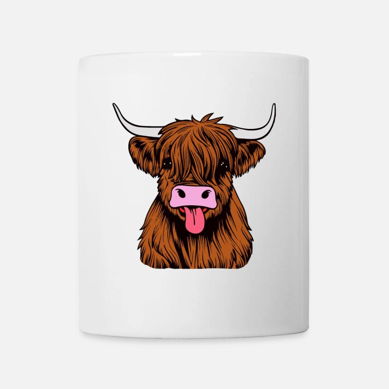 Highland bull - Mug - white