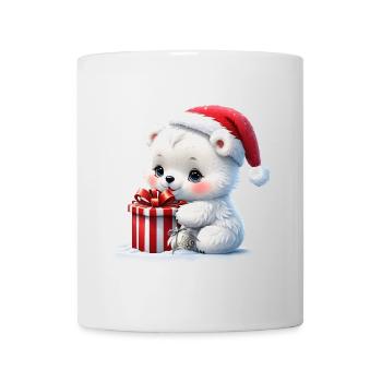 Der Weihnachtseisbär - Tasse - Weiß - Vorne