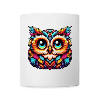 Hibou - Mug blanc - blanc - Devant