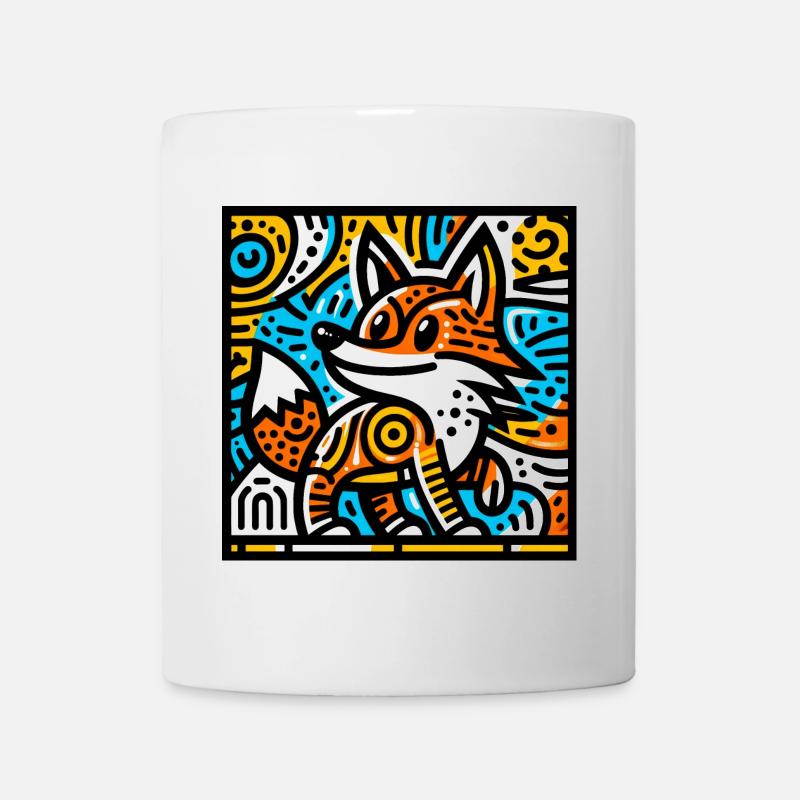 Fuchs - Tasse - Weiß