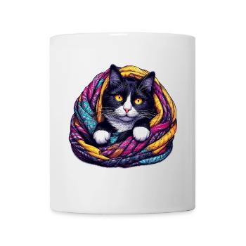 Chat - Mug blanc - blanc - Devant