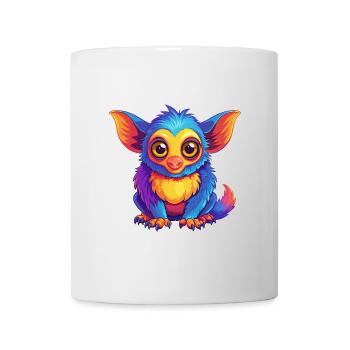 Aye Aye Bunte Kawaii Cartoon Figur Clipart - Tasse - Weiß - Vorne