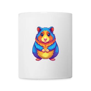 Hamster Colorful Kawaii Cartoon Character Clipart - Mug - white - Front