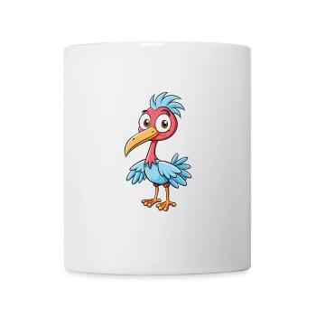 Ibis Cute Cartoon Character Kawaii Clipart - Mug - white - Front