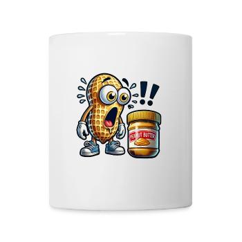 Funny peanut design - Mug - white - Front