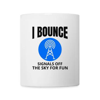 Opérateur radio amateur Fréquence des ondes radio - Mug blanc - blanc - Devant