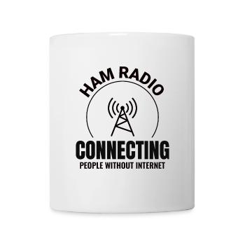Opérateur radio amateur Fréquence des ondes radio - Mug blanc - blanc - Devant