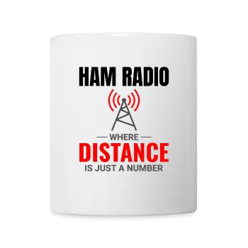 Opérateur radio amateur Fréquence des ondes radio - Mug blanc - blanc - Devant